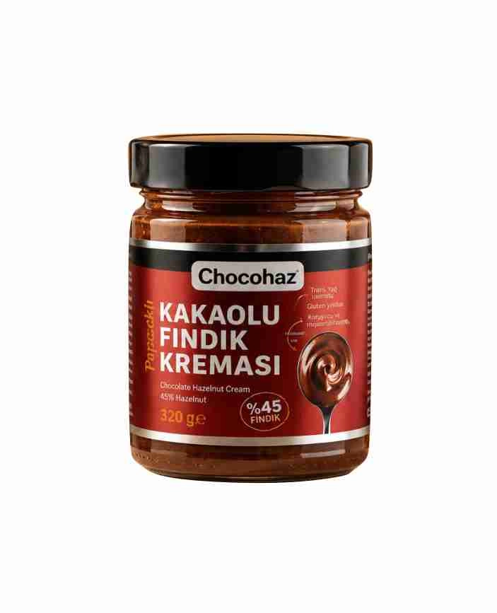 Chocohaz  %45 Fındık Parçacıklı Kakaolu Fındık Kreması 320 Gr