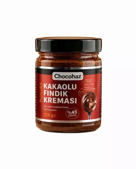 Chocohaz  %45 Fındık Parçacıklı Kakaolu Fındık Kreması 320 Gr